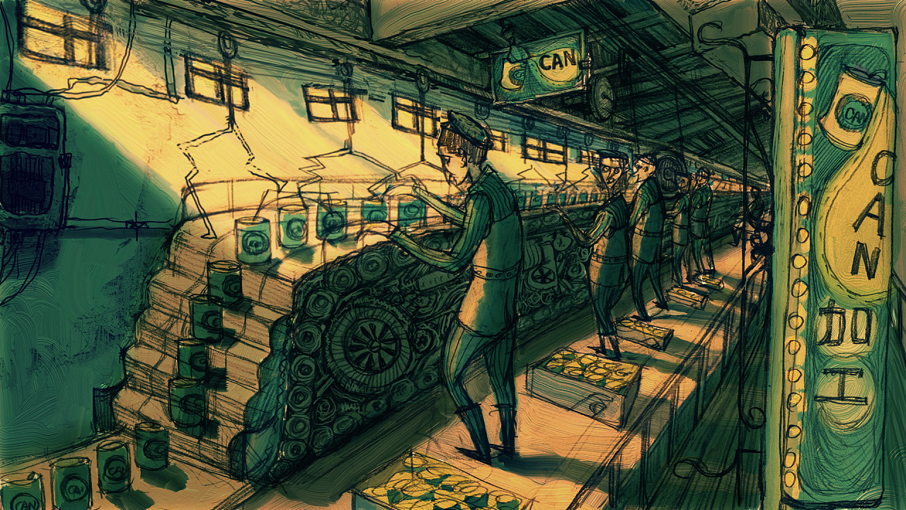 何釩_JAN動漫設計中的三維罐頭藝術探索